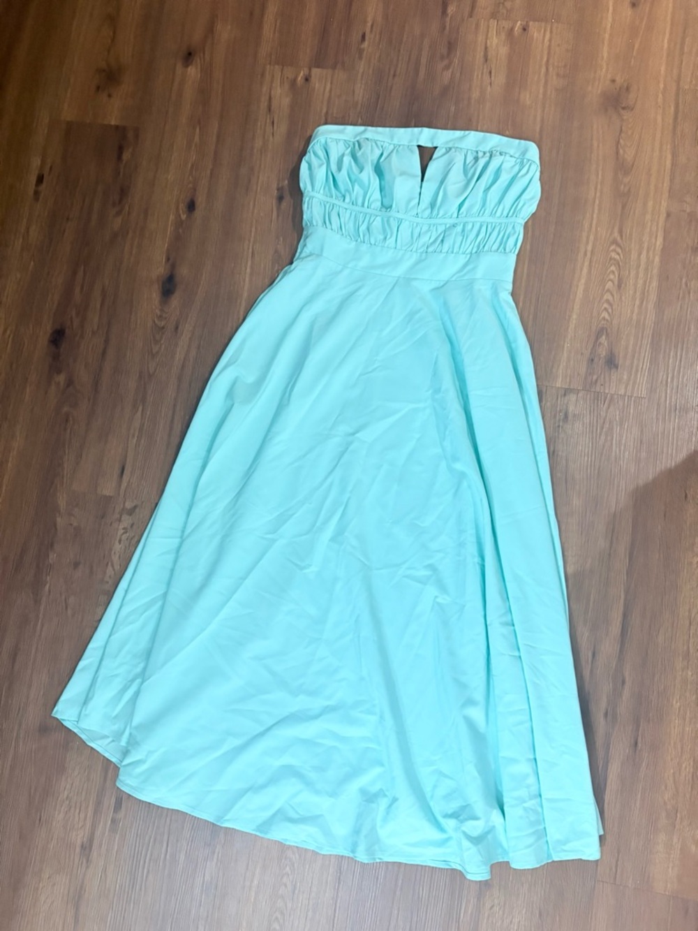 Strapless Aqua Women’s Dress